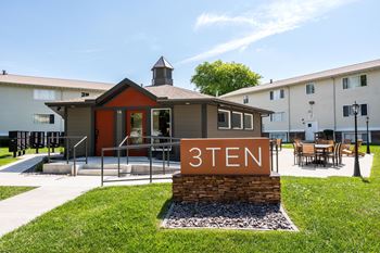 Entry Signage at 3TEN, Illinois